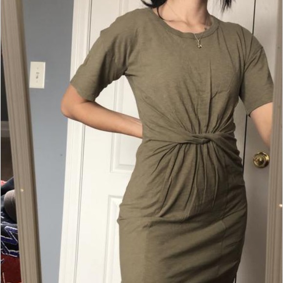 Aerie Knot-front T-Shirt Dress - Picture 3 of 3